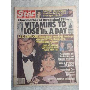 Star Magazine Feb 1980 Liz Taylor Marriage Ted Kennedy Vitamins Hero Trucker